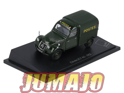 PTT9 Voiture 1/43 Atlas VEHICULES POSTAUX : CITROËN 2CV AU 1952