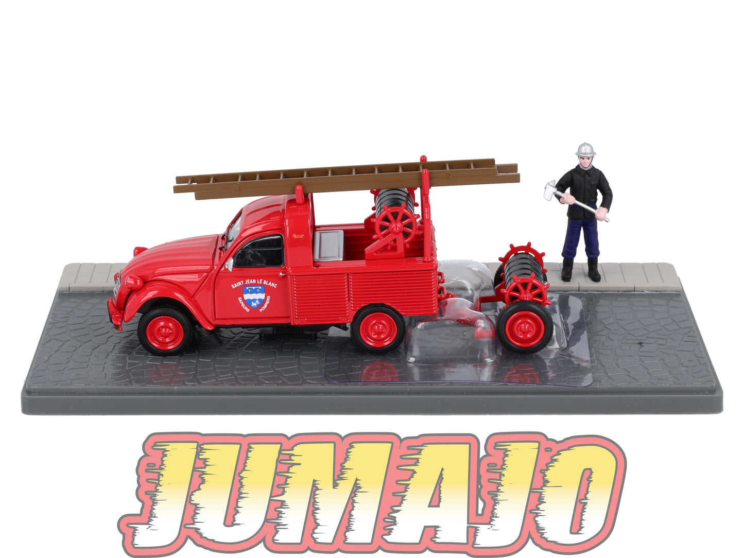 PU19 Voiture 1/43 ELIGOR Petits Utilitaires CITROEN 2CV Pick Up AZU-B Sapeurs Pompiers