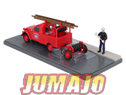 PU19 Voiture 1/43 ELIGOR Petits Utilitaires CITROEN 2CV Pick Up AZU-B Sapeurs Pompiers