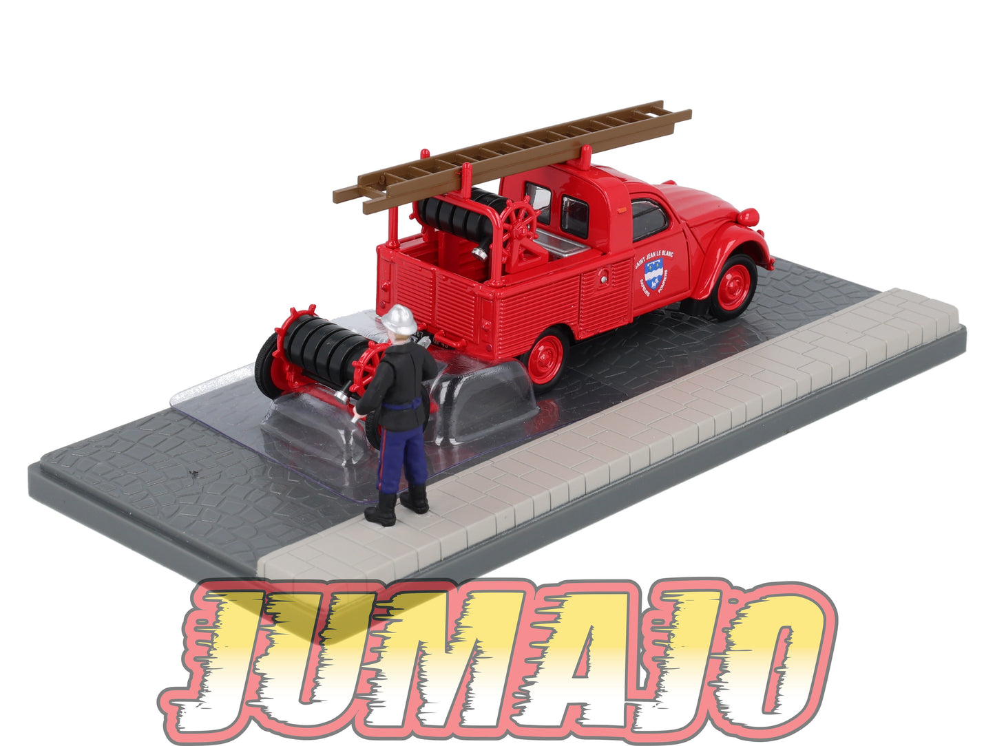 PU19 Voiture 1/43 ELIGOR Petits Utilitaires CITROEN 2CV Pick Up AZU-B Sapeurs Pompiers
