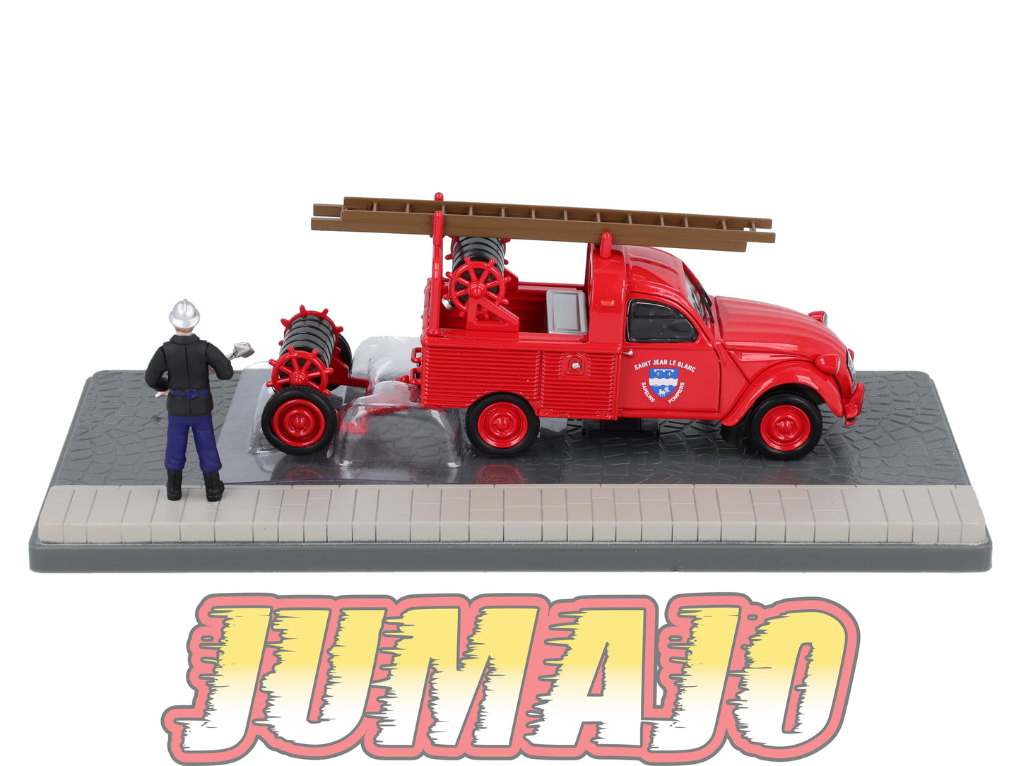 PU19 Voiture 1/43 ELIGOR Petits Utilitaires CITROEN 2CV Pick Up AZU-B Sapeurs Pompiers