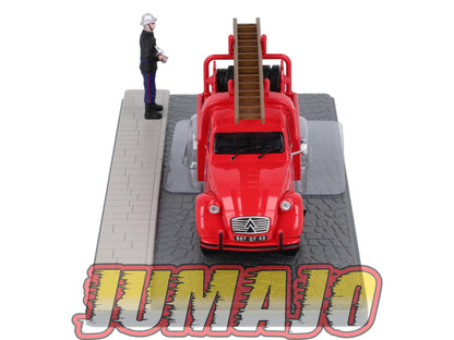 PU19 Voiture 1/43 ELIGOR Petits Utilitaires CITROEN 2CV Pick Up AZU-B Sapeurs Pompiers