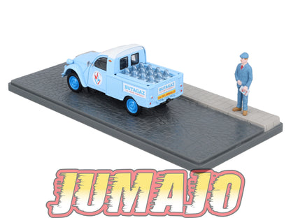 PU21 Voiture 1/43 ELIGOR Petits Utilitaires CITROEN 2CV Pick Up AK 350 Livreur De Gaz