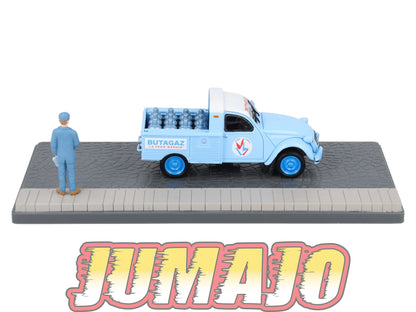 PU21 Voiture 1/43 ELIGOR Petits Utilitaires CITROEN 2CV Pick Up AK 350 Livreur De Gaz