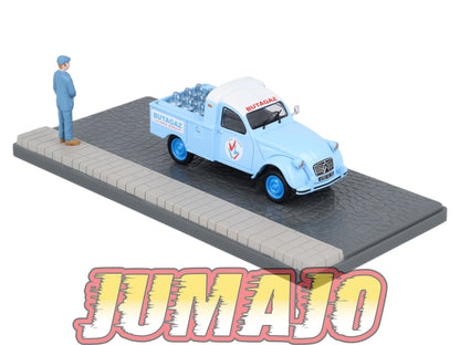 PU21 Voiture 1/43 ELIGOR Petits Utilitaires CITROEN 2CV Pick Up AK 350 Livreur De Gaz