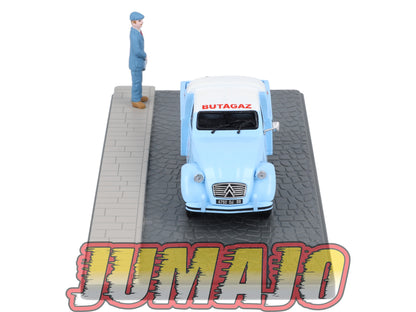 PU21 Voiture 1/43 ELIGOR Petits Utilitaires CITROEN 2CV Pick Up AK 350 Livreur De Gaz