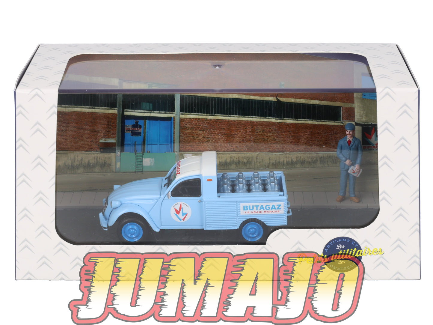 PU21 Voiture 1/43 ELIGOR Petits Utilitaires CITROEN 2CV Pick Up AK 350 Livreur De Gaz