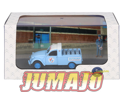 PU21 Voiture 1/43 ELIGOR Petits Utilitaires CITROEN 2CV Pick Up AK 350 Livreur De Gaz