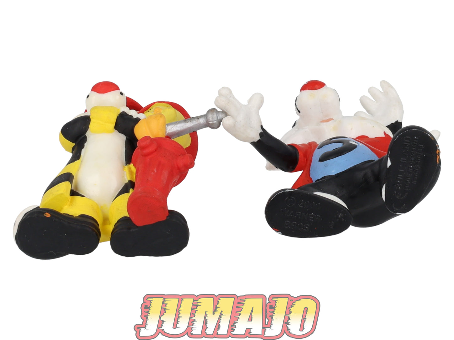 PVC15 Lot de 2 figurines PVC WARNER BROS 8cm Sylvestre & titi Sylvester pompier