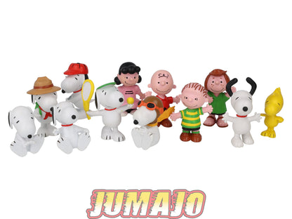 PVC22 Lot 12 figurines PVC MAIA & BORGES Snoopy Peanuts 6cm