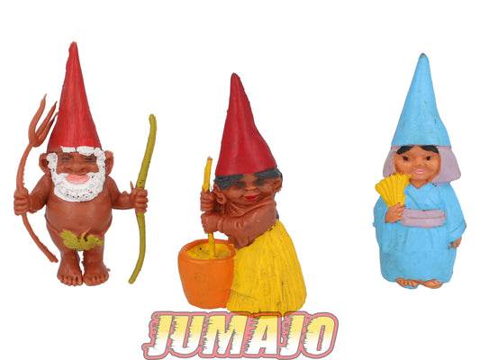 PVC24 Lot 3 figurines PVC UNIEBOEK David le gnome 9cm : OCCASION Soupe & fourche