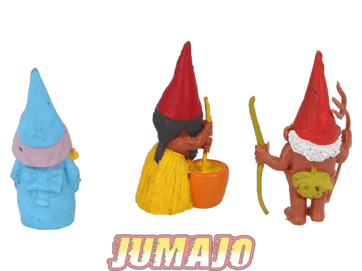 PVC24 Lot 3 figurines PVC UNIEBOEK David le gnome 9cm : OCCASION Soupe & fourche