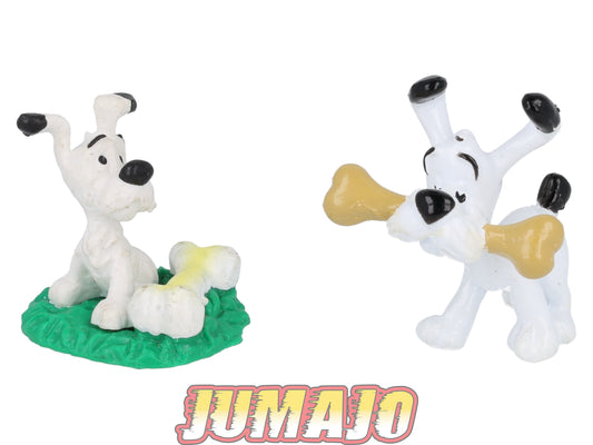 PVC6 Lot 2 figurines PVC BULLY Asterix : Idefix 4cm