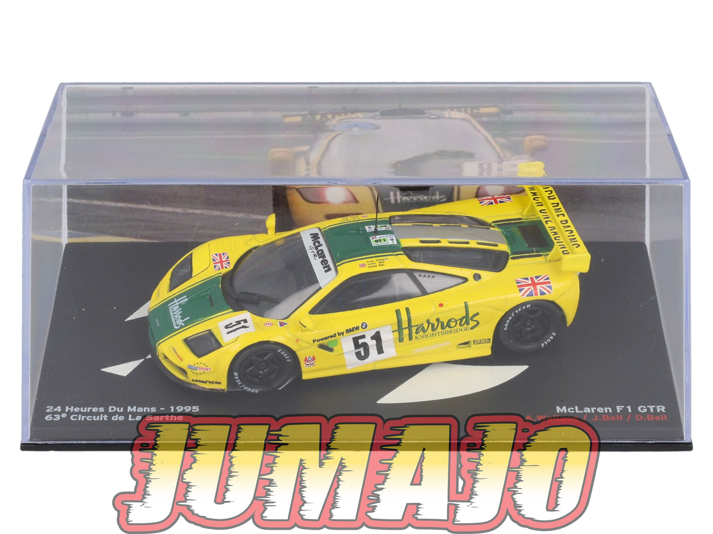 PVI13 1/43 IXO Altaya 24h Du Mans : McLAREN F1 GTR 1995 A.Wallace #51