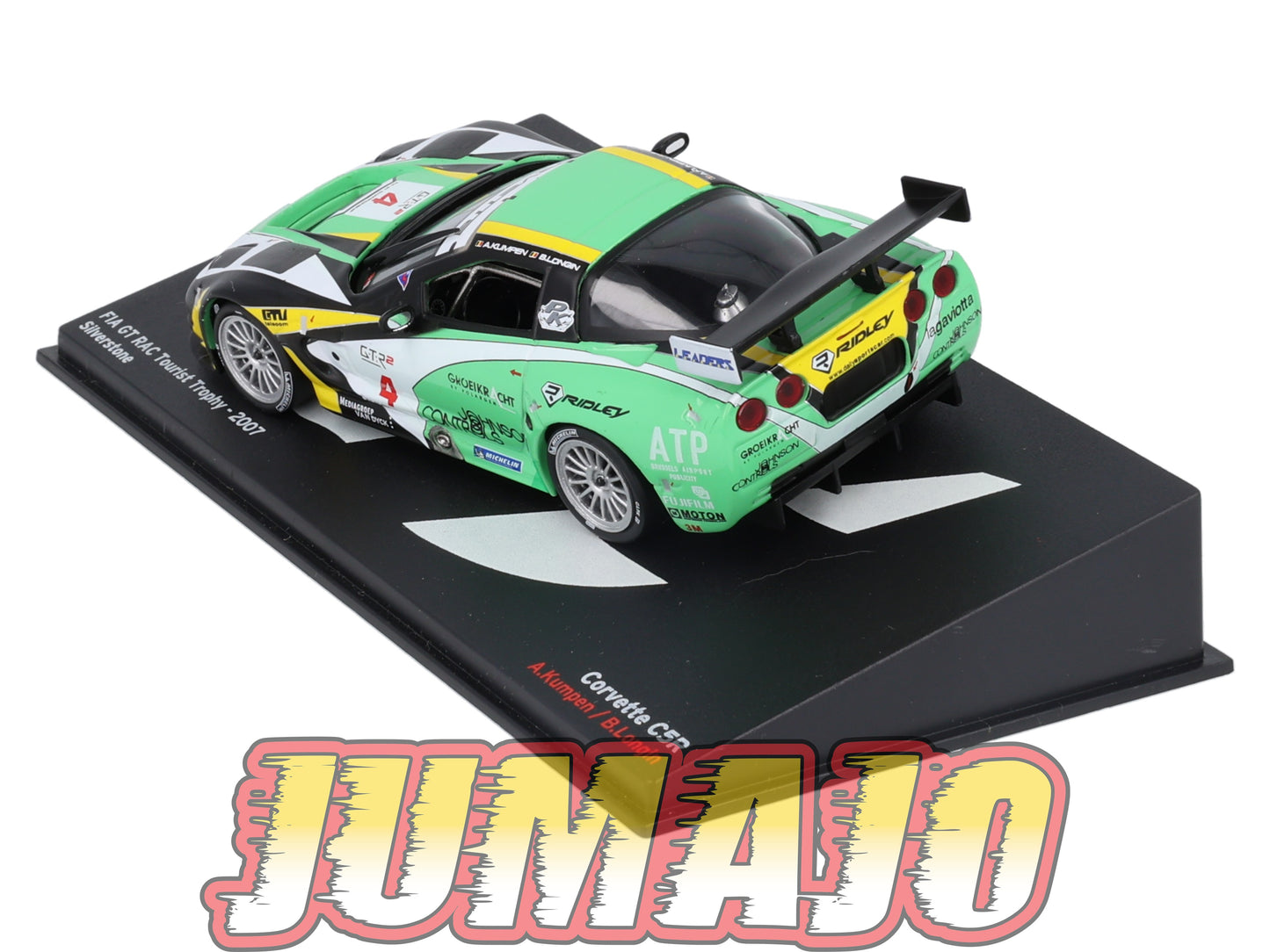 PVI19 1/43 IXO Altaya FIA GT RAC Tourist Trophy CORVETTE C5R 2007 A.Kumpen #4