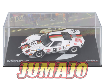 PVI23 1/43 IXO Altaya 24H Du mans La Sarthe FORD GT 40 H.Kelleners 1969 #68