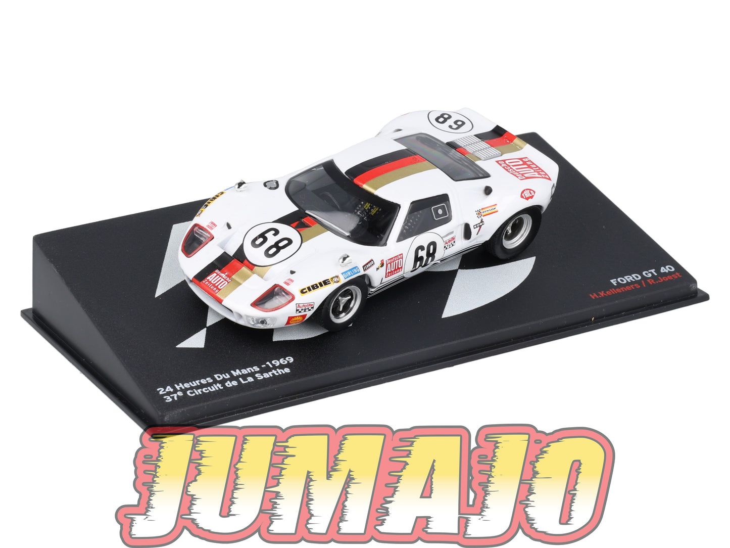 PVI23 1/43 IXO Altaya 24H Du mans La Sarthe FORD GT 40 H.Kelleners 1969 #68