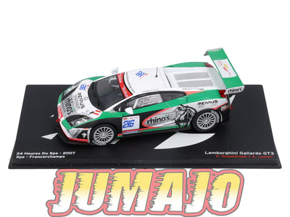 PVI28 1/43 IXO Altaya 24h du Spa : LAMBORGHINI Galiardo GT3 2007 V.Kuzminykh #216