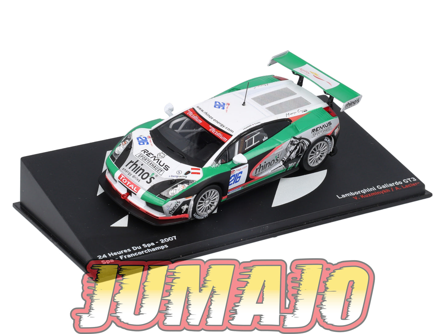 PVI28 1/43 IXO Altaya 24h du Spa : LAMBORGHINI Galiardo GT3 2007 V.Kuzminykh #216