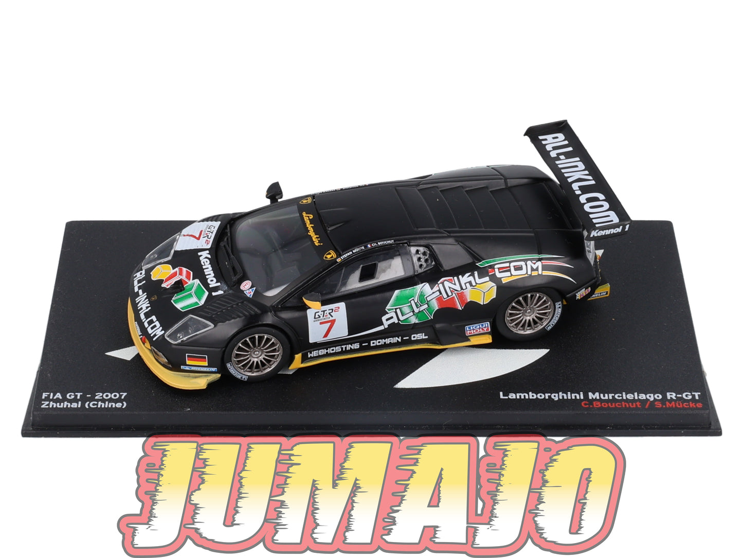 PVI34 1/43 IXO Altaya FIA GT LAMBORGHINI Murcielago R-GT 2007 C.Bouchut #7