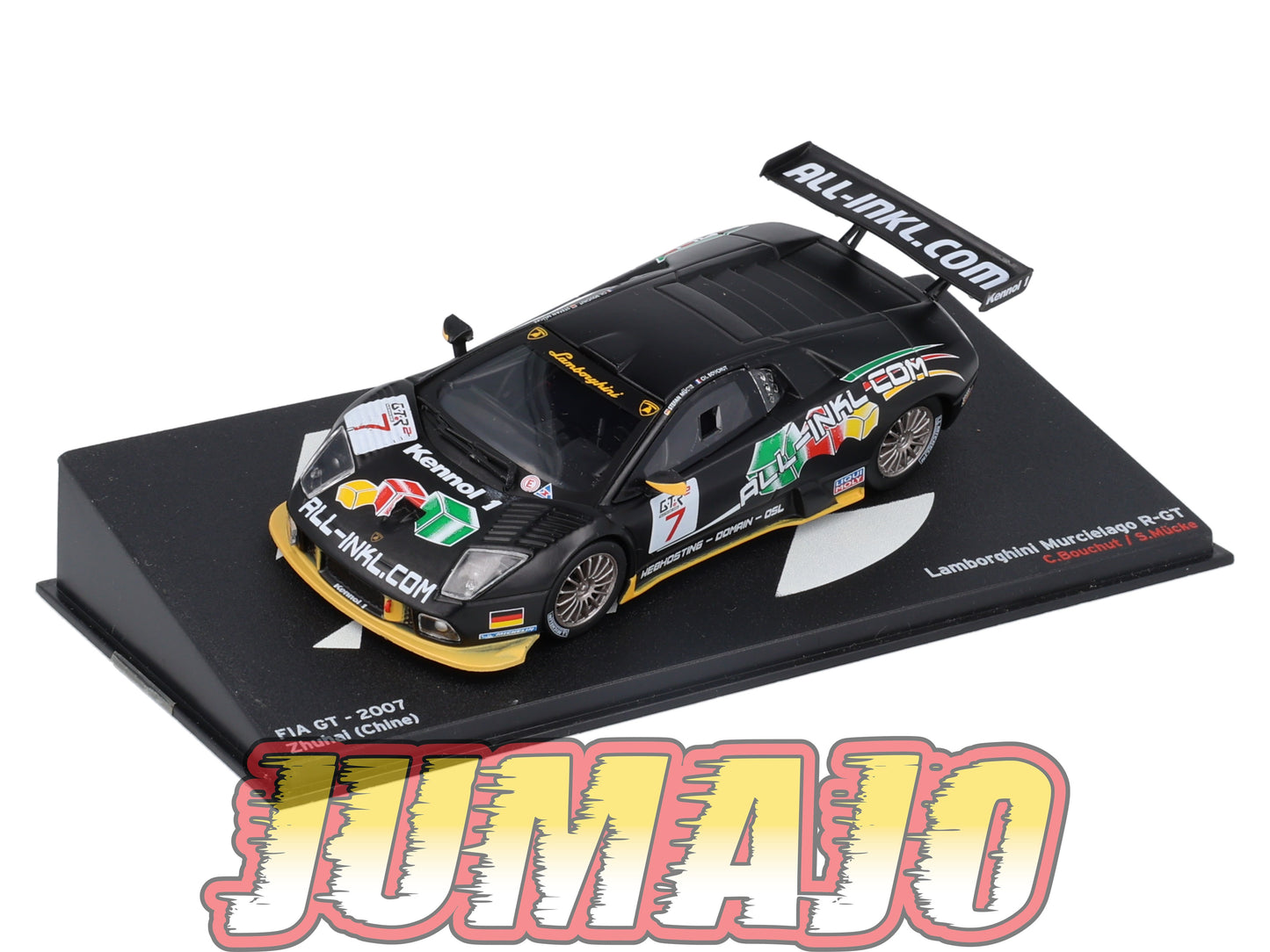 PVI34 1/43 IXO Altaya FIA GT LAMBORGHINI Murcielago R-GT 2007 C.Bouchut #7