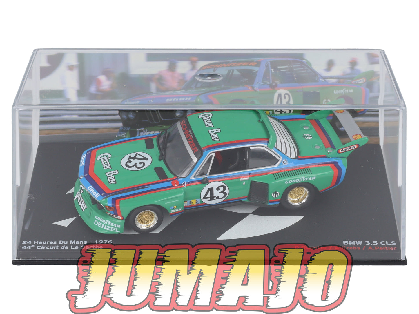 PVI35 1/43 IXO Altaya 24H Du mans La Sarthe BMW 3.5 CLS D.Quester 1976 #43