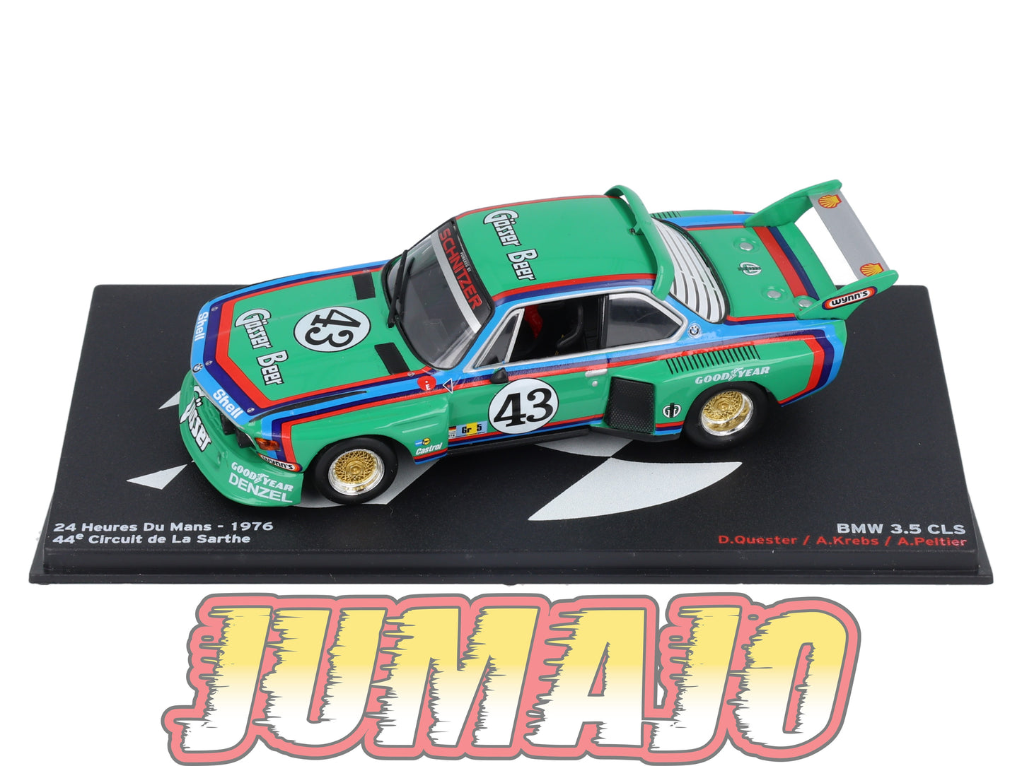 PVI35 1/43 IXO Altaya 24H Du mans La Sarthe BMW 3.5 CLS D.Quester 1976 #43