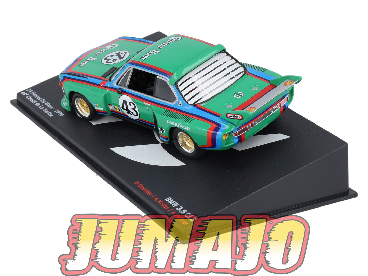 PVI35 1/43 IXO Altaya 24H Du mans La Sarthe BMW 3.5 CLS D.Quester 1976 #43