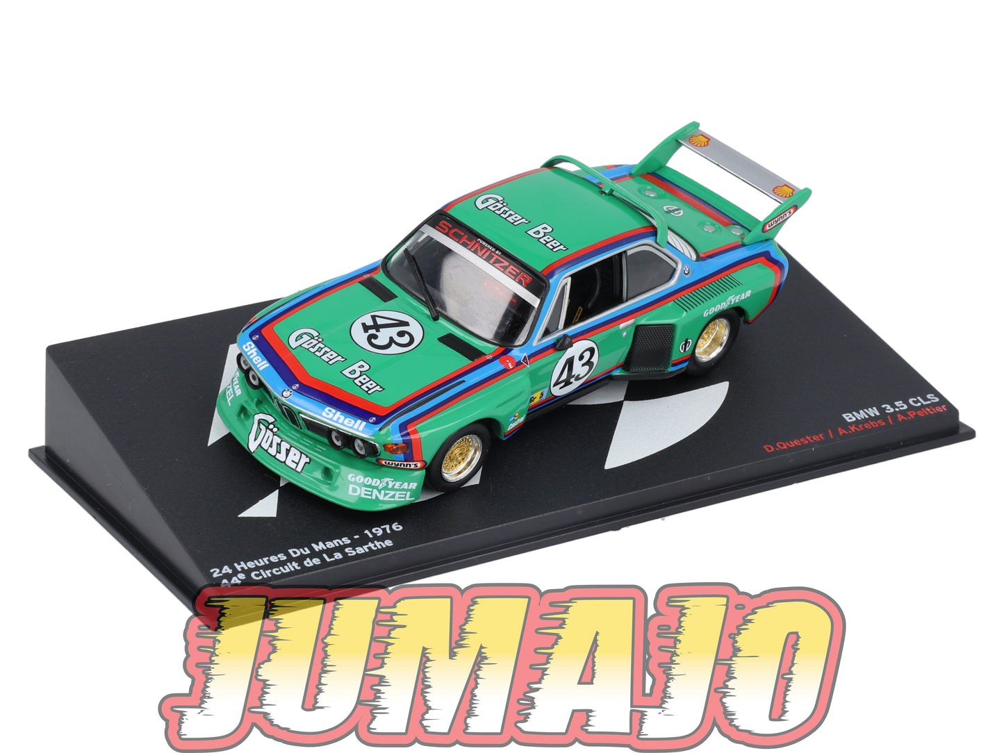 PVI35 1/43 IXO Altaya 24H Du mans La Sarthe BMW 3.5 CLS D.Quester 1976 #43