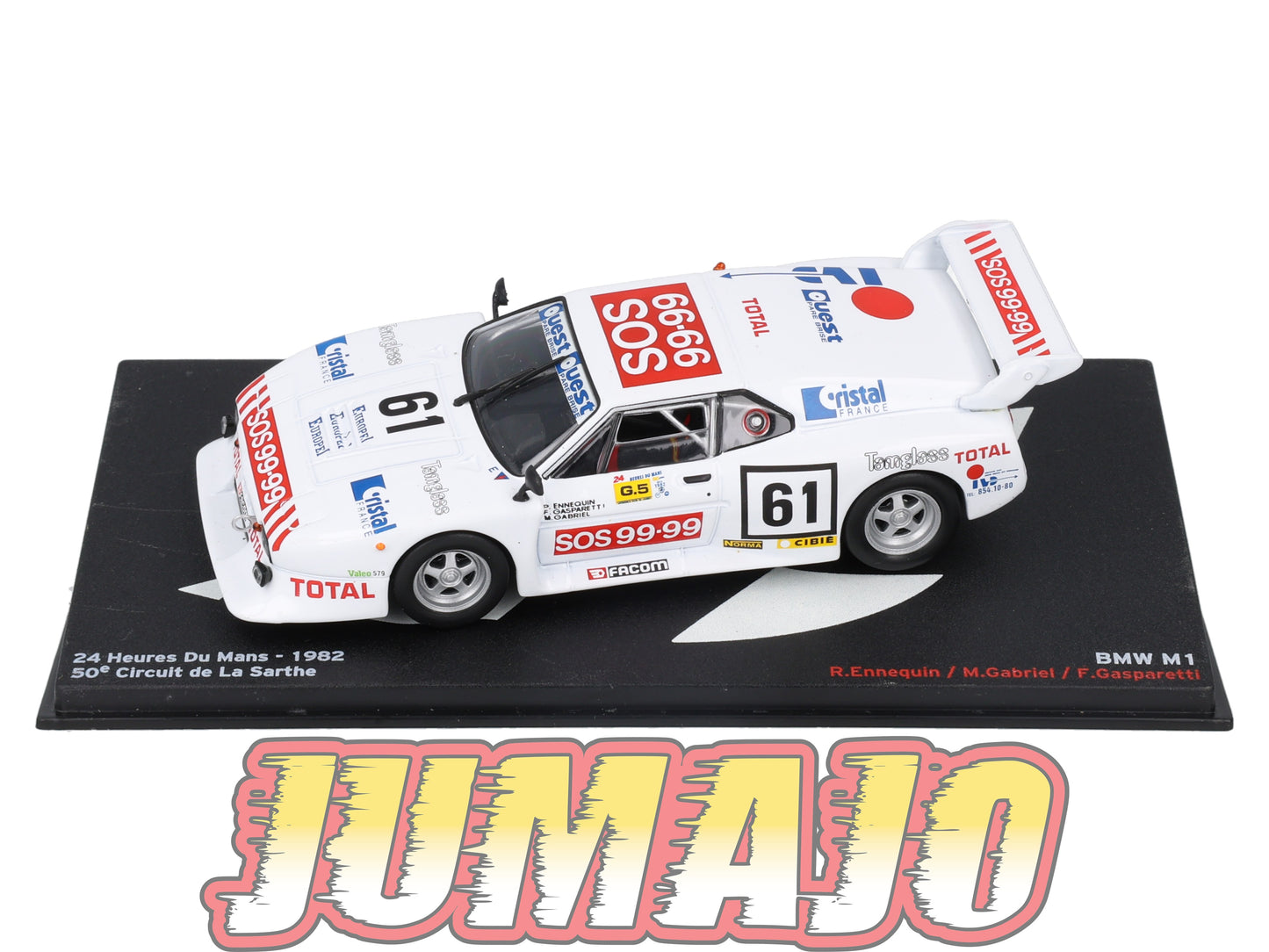 PVI36 1/43 IXO Altaya 24H Du mans La Sarthe BMW M1 R.Ennequin 1982 #61