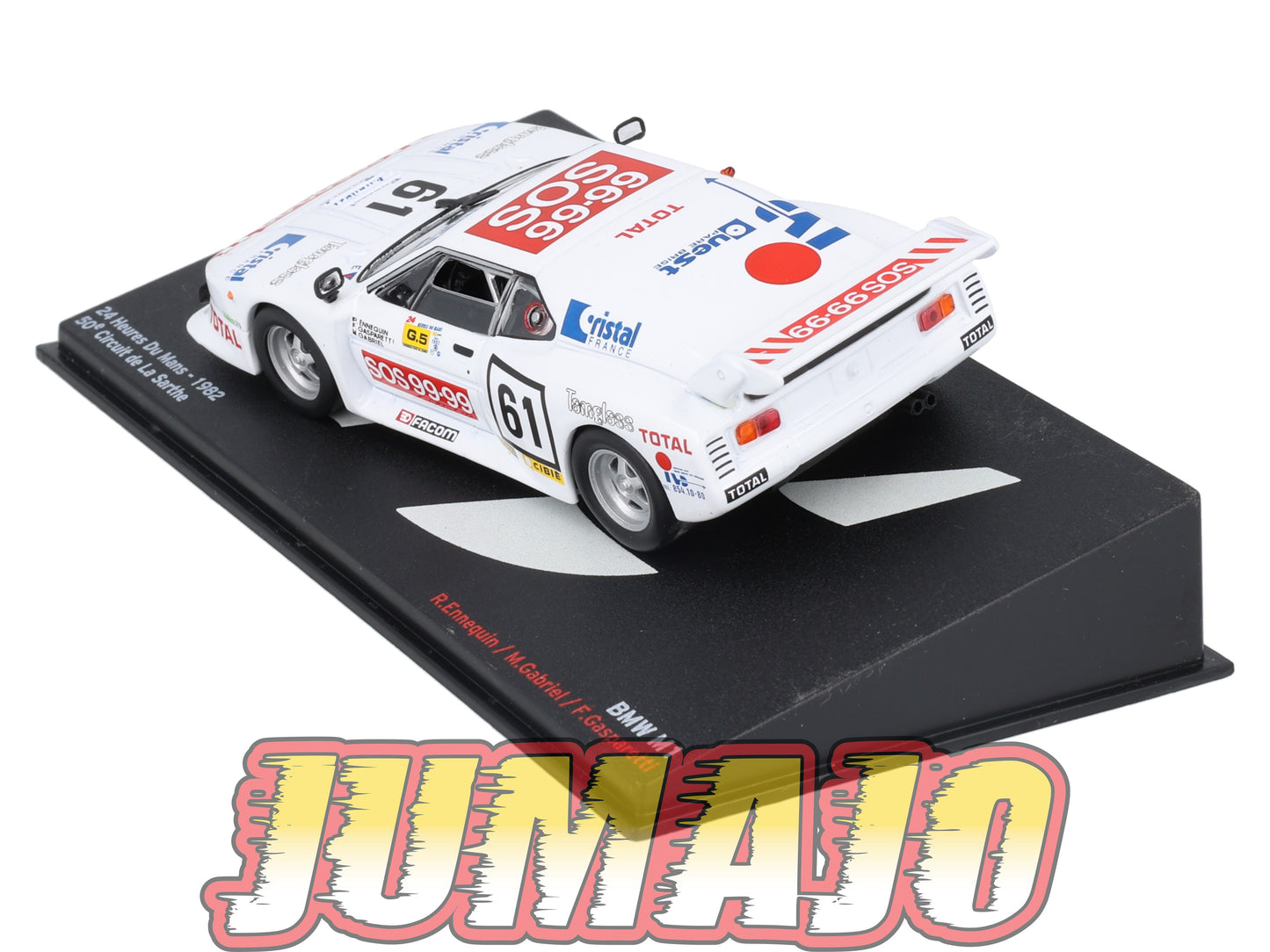 PVI36 1/43 IXO Altaya 24H Du mans La Sarthe BMW M1 R.Ennequin 1982 #61