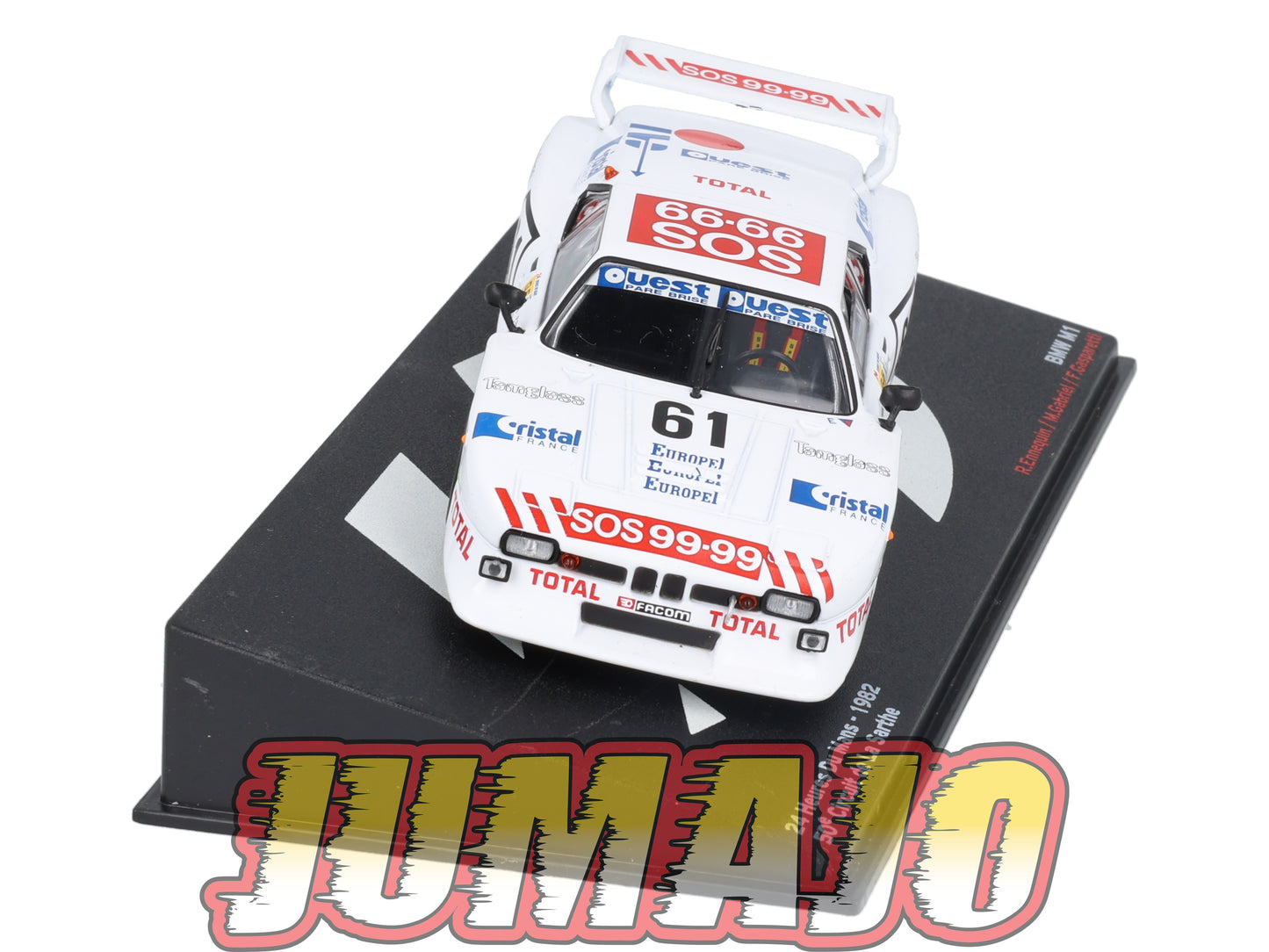 PVI36 1/43 IXO Altaya 24H Du mans La Sarthe BMW M1 R.Ennequin 1982 #61