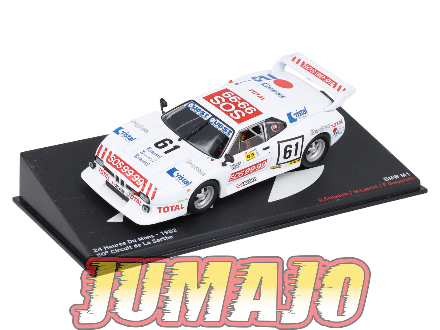 PVI36 1/43 IXO Altaya 24H Du mans La Sarthe BMW M1 R.Ennequin 1982 #61