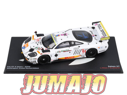 PVI39 1/43 IXO Altaya FIA GT 2 Hours : SALEEN S7 2009 L.Hines #11