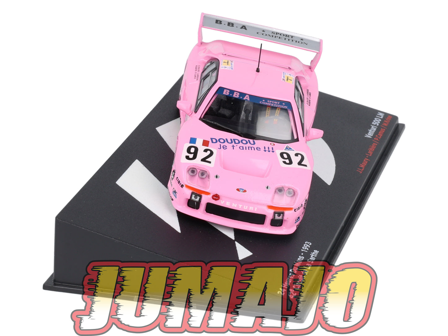 PVI43 1/43 IXO Altaya 24H Du mans La Sarthe VENTURI 500 LM J.L.Maury 1993 #92