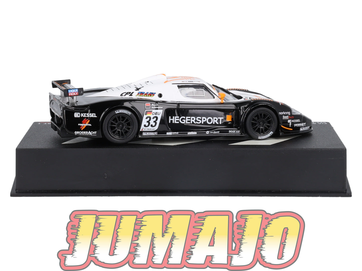 PVI4 1/43 IXO Altaya FIA GT Spa : MASERATI MC12 GT 1 2010 A.Heger #33