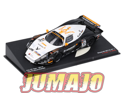 PVI4 1/43 IXO Altaya FIA GT Spa : MASERATI MC12 GT 1 2010 A.Heger #33