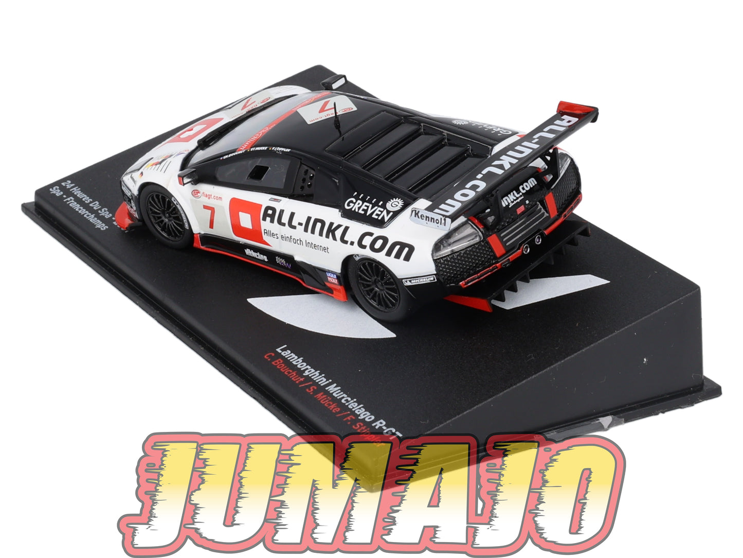 PVI55 1/43 IXO Altaya 24h du Spa LAMBORGHINI Murcielago R-GT 2007 C.Bouchut #7