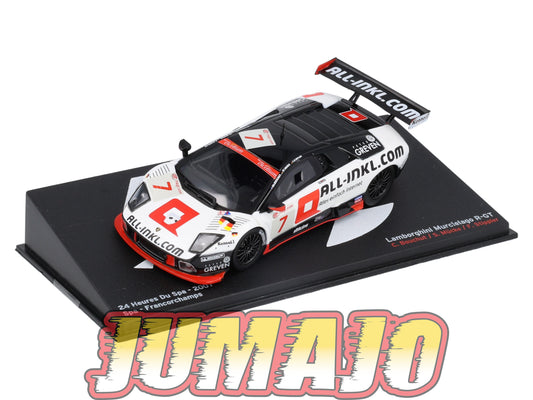 PVI55 1/43 IXO Altaya 24h du Spa LAMBORGHINI Murcielago R-GT 2007 C.Bouchut #7