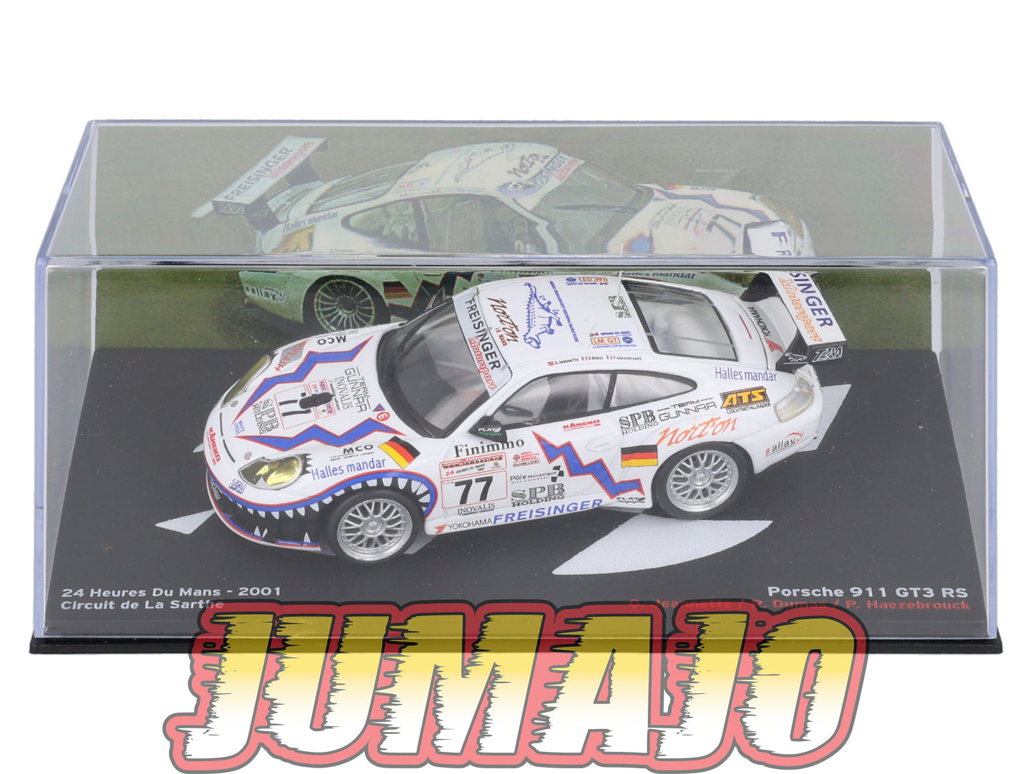 PVI61 1/43 IXO Altaya 24h du Mans : PORSCHE 911 GT3 RS 2001 G.Jeannette #77