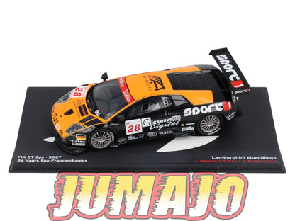 PVI6 1/43 IXO Altaya FIA GT Spa : LAMBORGHINI Murciélago 2007 J.Menten #28