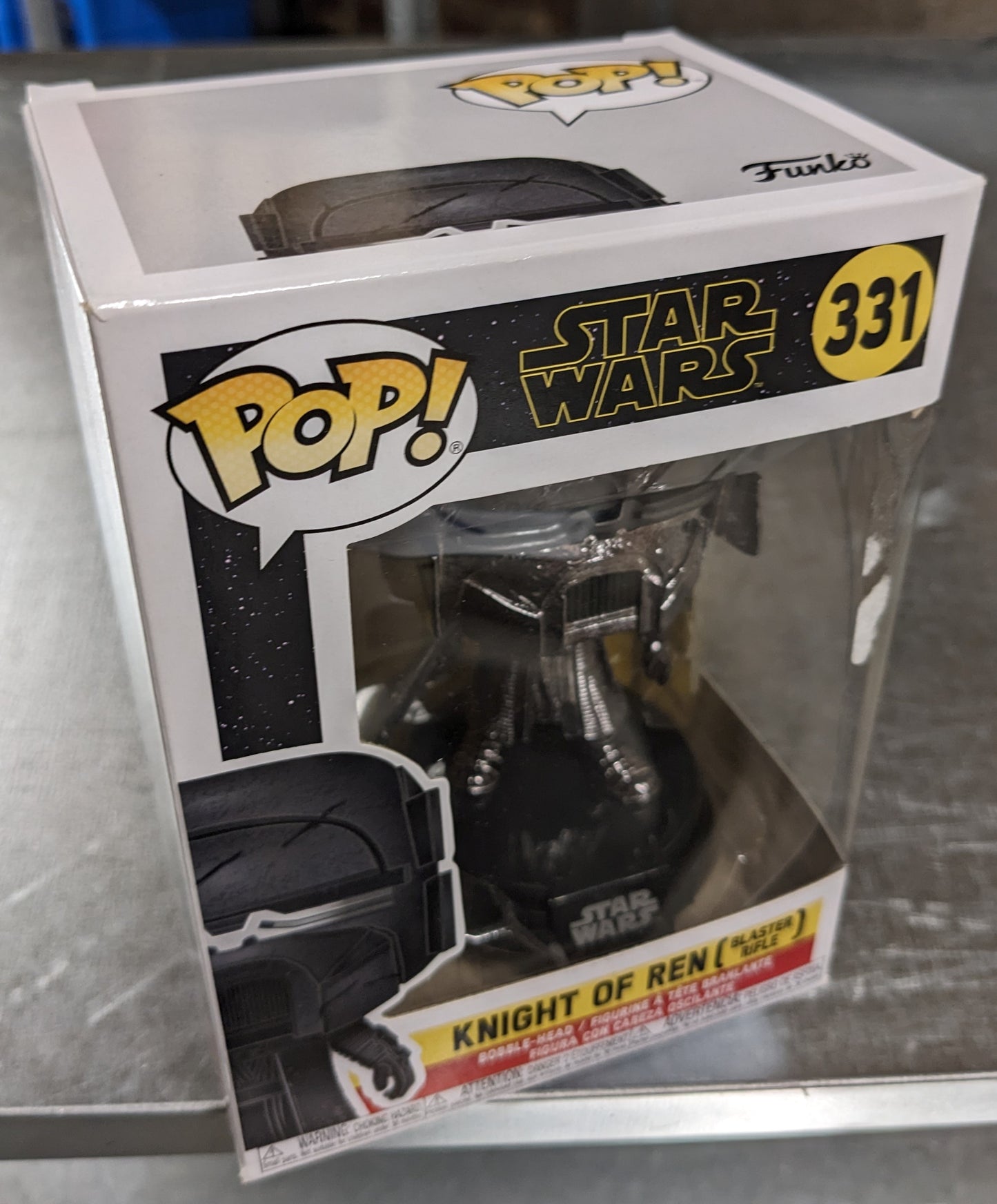 Figurine Vinyl FUNKO POP Star Wars : Knight of Ren Blaster Rifle #331 *Occasion*
