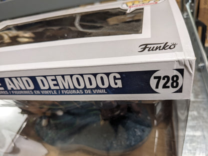 Figurine Vinyl FUNKO POP STRANGER THINGS : Steve and Demodog #728 *Occasion*