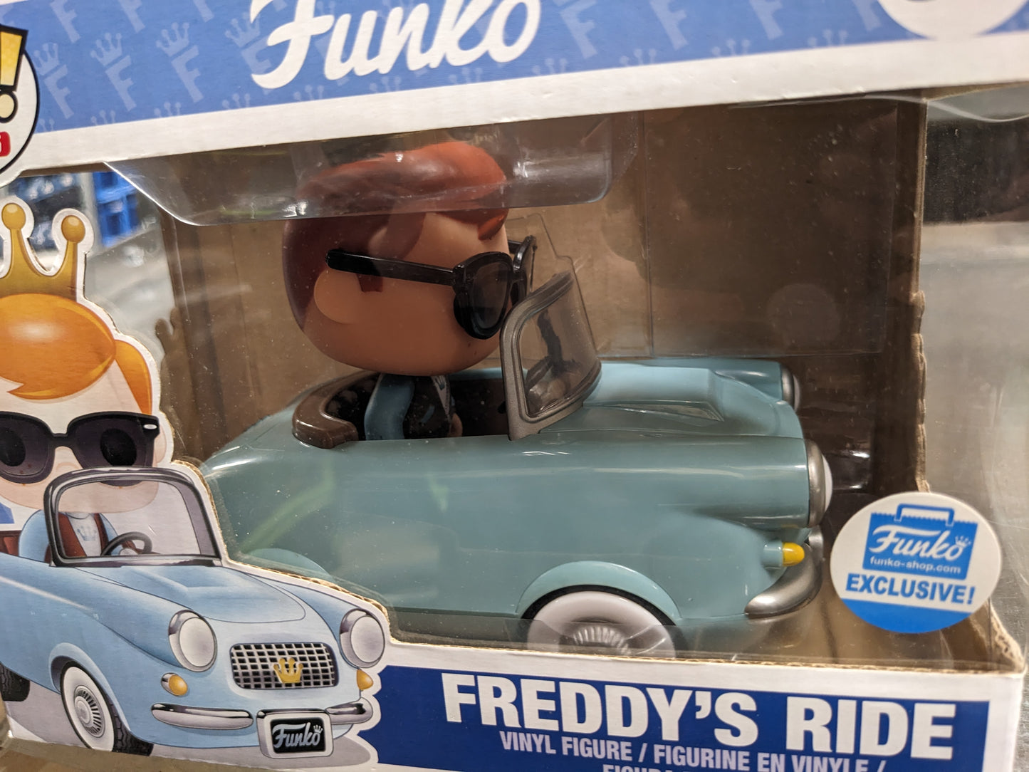 Figurine Vinyl FUNKO POP Rides : Freddy's Ride #59 Bleu Web Exclusive *Occasion*
