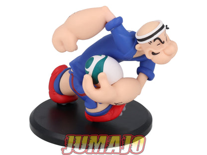 PY2 figurine Popeye PVC Test Hachette 9cm environ Sport : Rugby