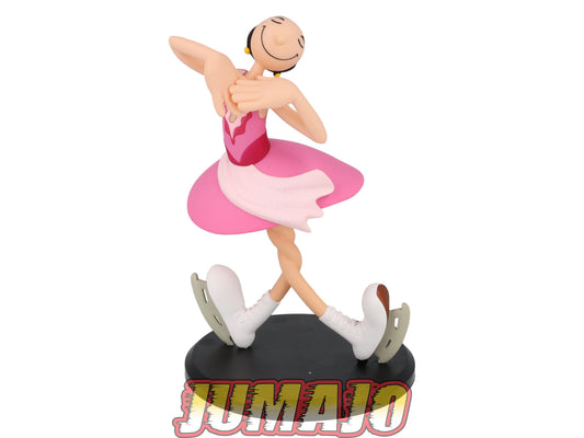 PY4 figurine Popeye PVC Hachette 12cm environ Sport Olive Patinage artistique