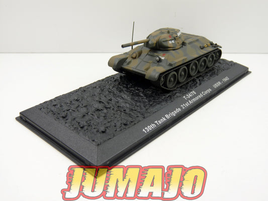 PZ30Z Tank militaire 1/72 PANZER T-34/76 130th Tank Brigade 21st Armored Corps USSR - 1942