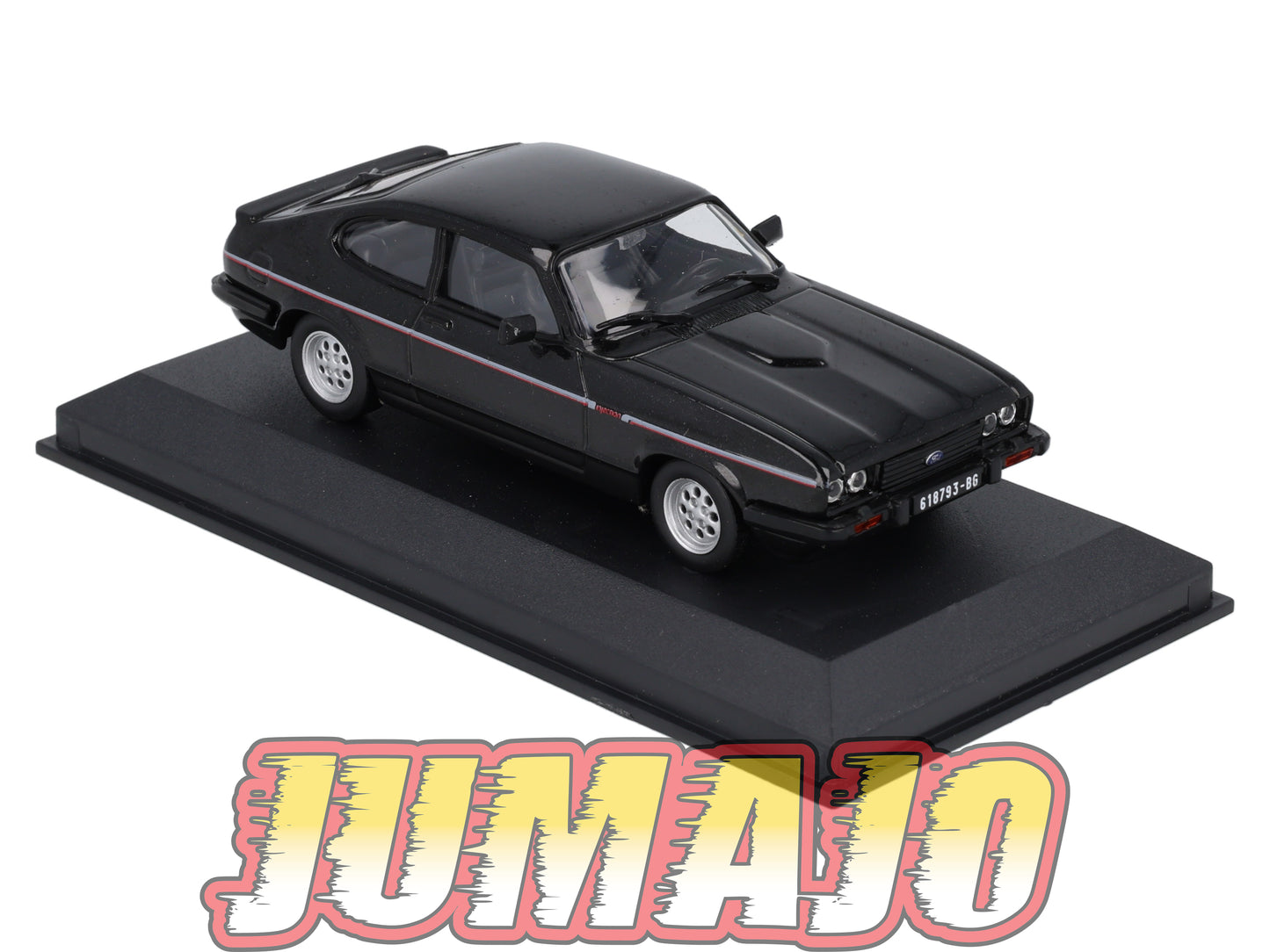 RBA11 voiture 1/43 RBA Italie IXO : FORD Capri 1982 2.8 l injection noire