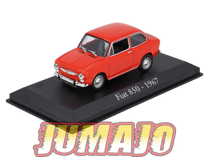 RBA20 voiture 1/43 RBA Italie IXO : FIAT 850 1967