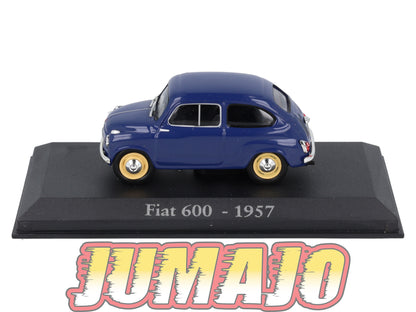 RBA32 voiture 1/43 RBA Italie IXO : FIAT 600 1957
